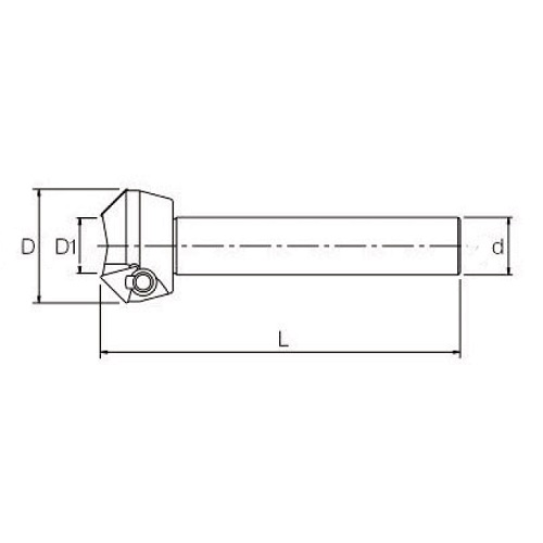 45° Chamfering Milling Cutter