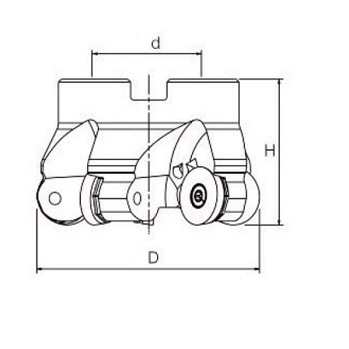 Copy Face Milling Cutter