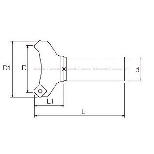 GSET12-45° Milling Cutter