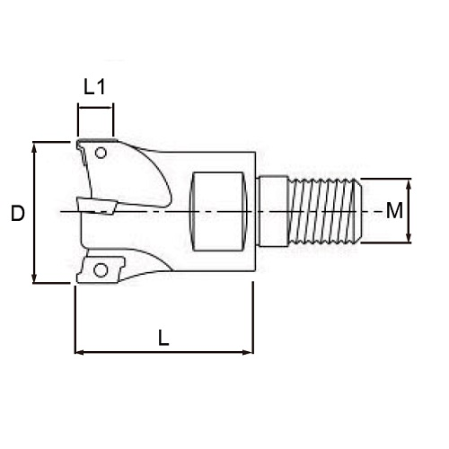 Square Shoulder Milling Modular Cutter