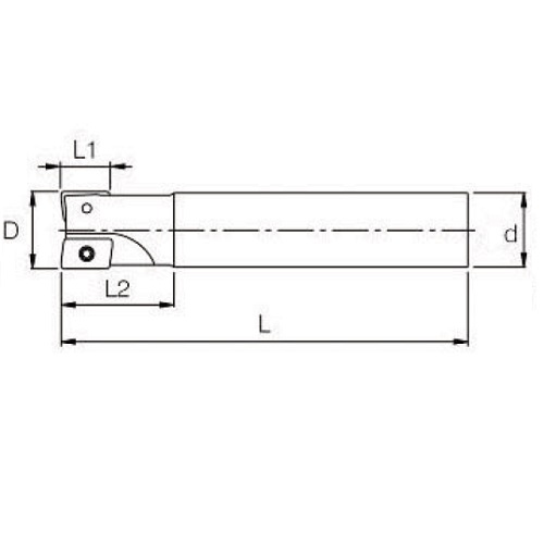 AXO-Square Shoulder Milling Cutter