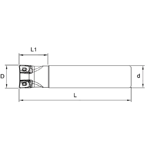 DS390-Square Should Milling Cutter