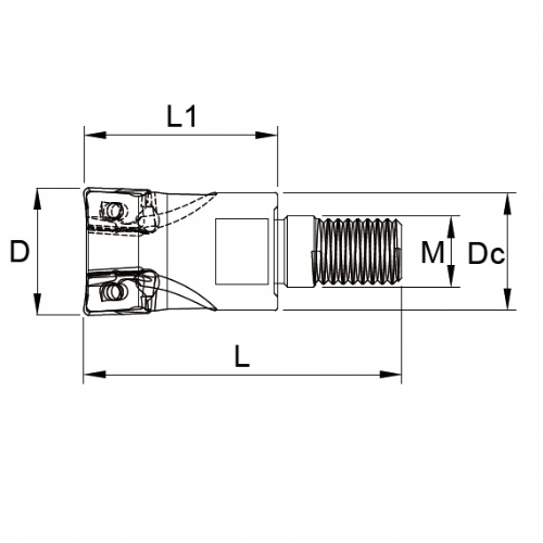 DS390-Square Should Milling Moulder Cutter