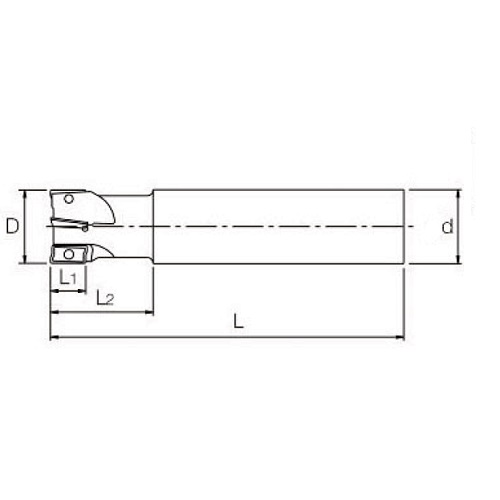 NSAX12-Square Shoulder Milling Cutter