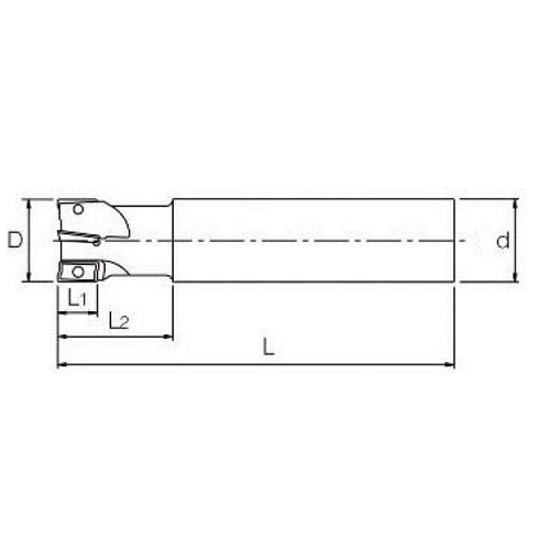 NSAX17-Square Shoulder Milling Cutter