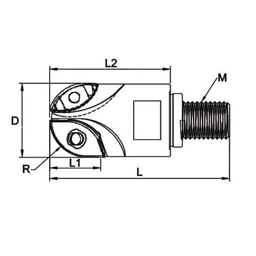 Copy Milling Modular Cutter